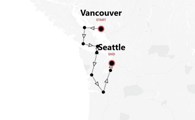 Canada & U.S.A.: orche, città e vulcani da Vancouver a Seattle