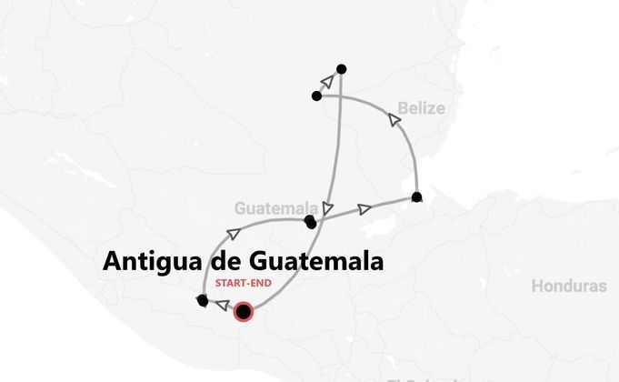 Guatemala: Antigua, lago Atitlán, Semuc Champey y Tikal