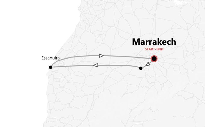 Marruecos Express: Marrakech, Essaouira y el desierto