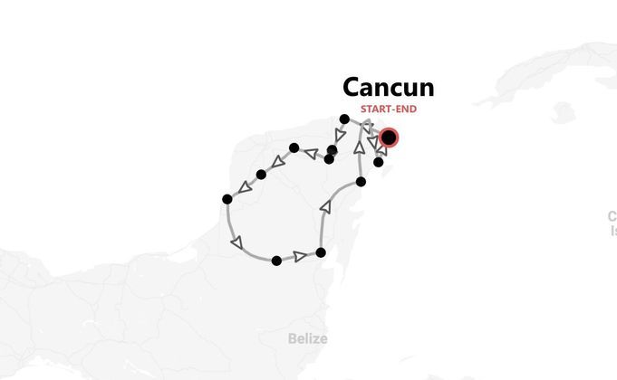 Mexiko 360°: Yucatán, Cenoten und Maya-Tempel