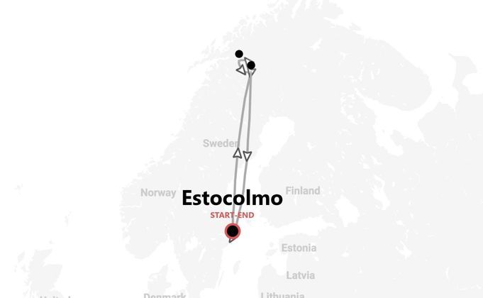 Laponia Sueca: a la caza de la aurora boreal