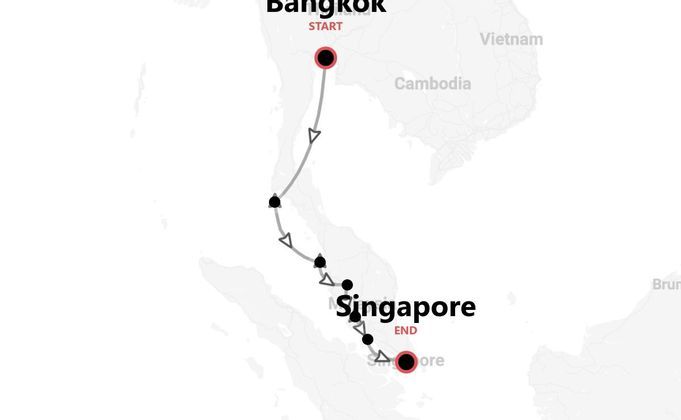 Bangkok to Singapore: Street Food, Beaches & Skyscrapers