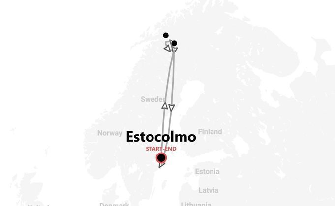 Laponia Sueca: a la caza de la aurora boreal