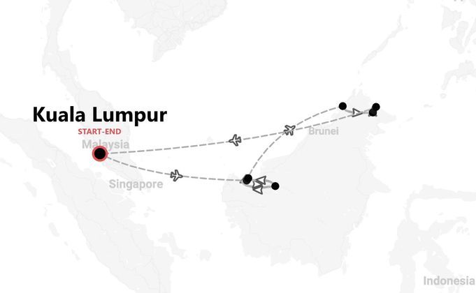 Malaisie : de Kuala Lumpur à Bornéo
