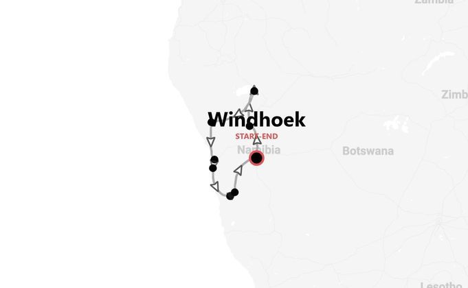 Namibia 360°: on the road tra safari, deserti e cieli stellati