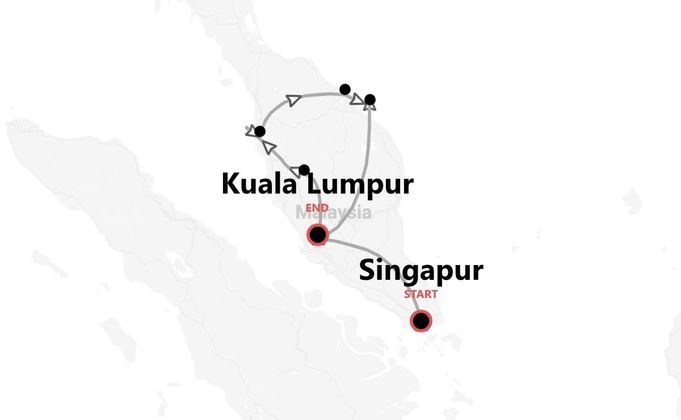 Singapur & Malaysia: Von Skyline bis Inselparadies