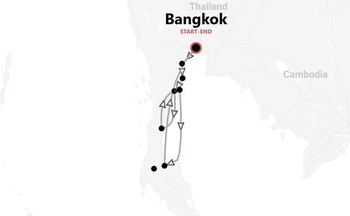 Thailand Beach Life Summer: from Bangkok to Koh Tao and Koh Samui