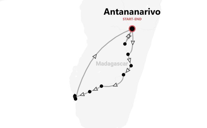 Madagascar 360°: Beach, jungle, baobabs, lemurs and chameleons