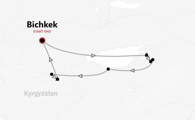 Kirghizistan Actif : chevaux, yourtes et rando