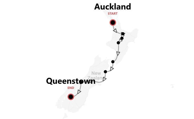 Nouvelle-Zélande 360°: sur la route d'Auckland jusqu'à Queenstown