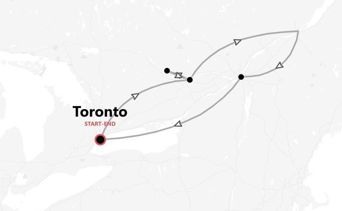 Este de Canadá: on the road entre Montreal, Toronto y las Cataratas del Niágara