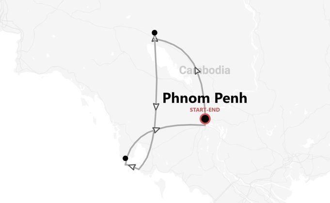 Camboya 360° Backpack: Phnom Penh, los templos de Angkor y el mar de ensueño de Koh Rong