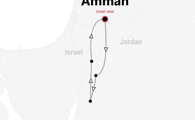 Giordania Express: Petra, la Riserva di Dana e il Wadi Rum