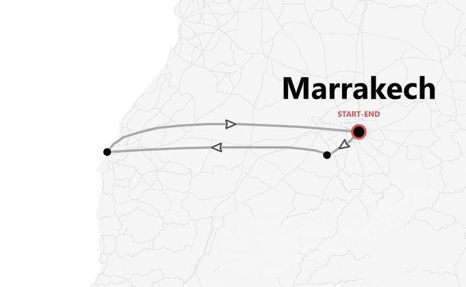 Marocco Express: Marrakech, Essaouira e il deserto