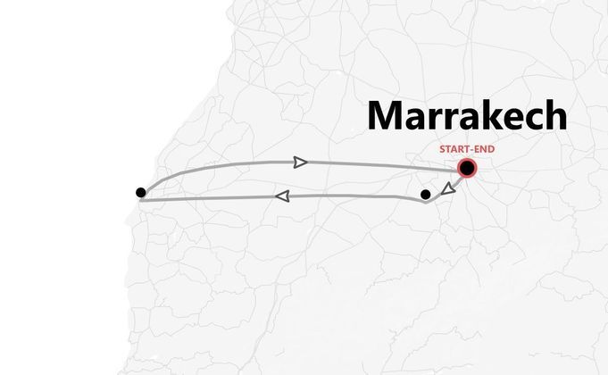 Maroc Express : Marrakech, Essaouira et le désert
