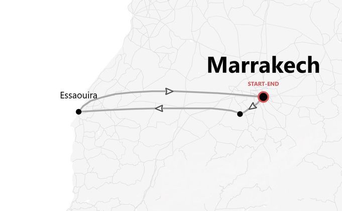 Marruecos Express: Marrakech, Essaouira y el desierto