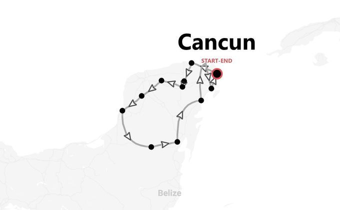 Mexiko 360°: Yucatán, Cenoten und Maya-Tempel