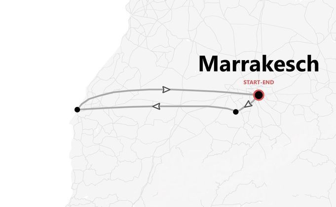 Marokko Express: von Marrakesch zum Atlantik
