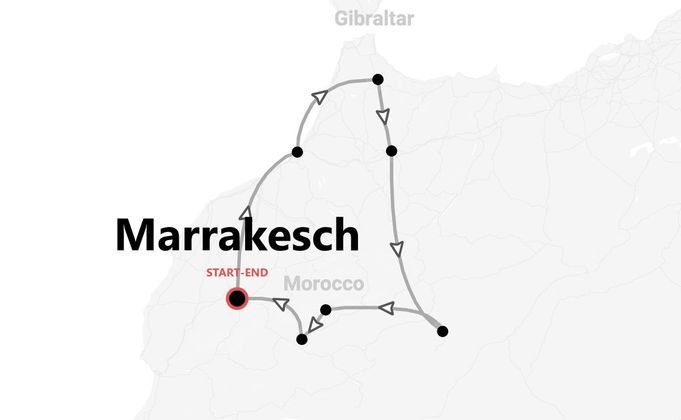 Marokko: Königsstädten, Chefchouen und Sahara