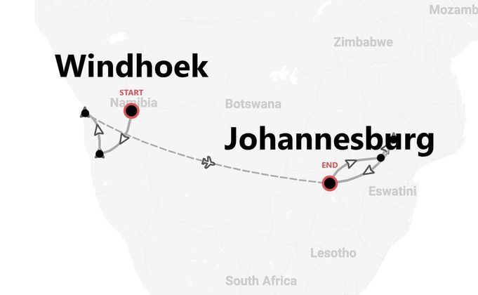 Namibia & Südafrika Expedition: Sossusvlei, Kruger & unvergessliche Abenteuer
