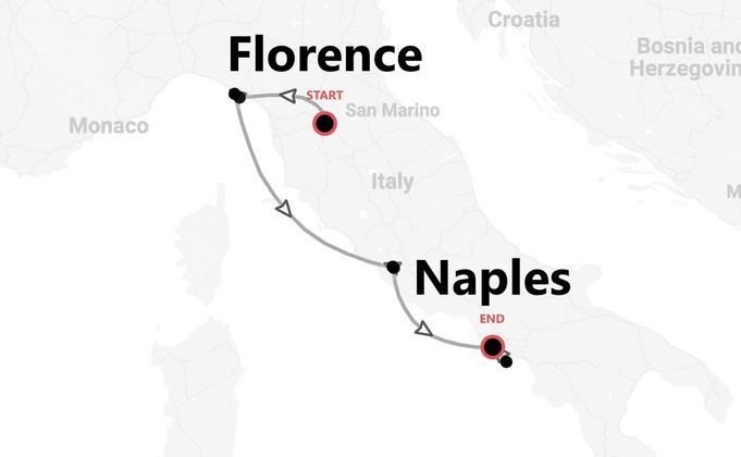 L'Italie en train : Florence, Cinque Terre, Rome et Naples