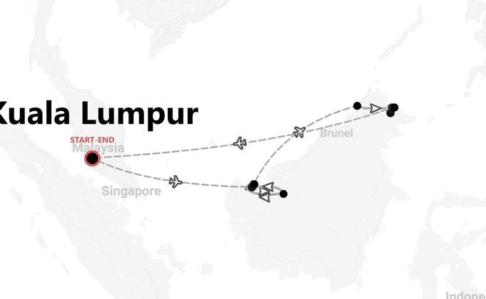 Malesia 360°: da Kuala Lumpur al Borneo