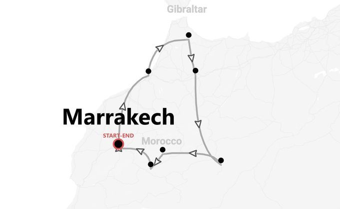 Marocco 360°: Marrakech, Chefchaouen, Fès e il deserto