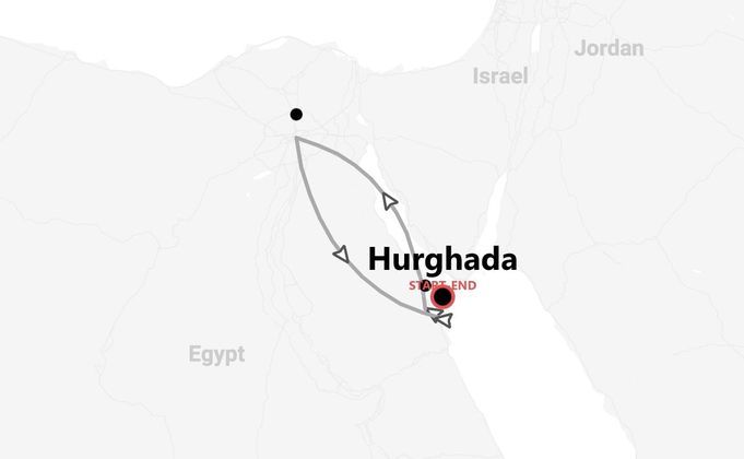 Egitto Beach Life Express: dal mare di Hurghada al deserto e le piramidi