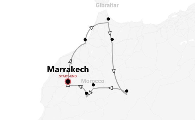 Maroc 360°: Marrakech, Chefchaouen, Fès et le désert