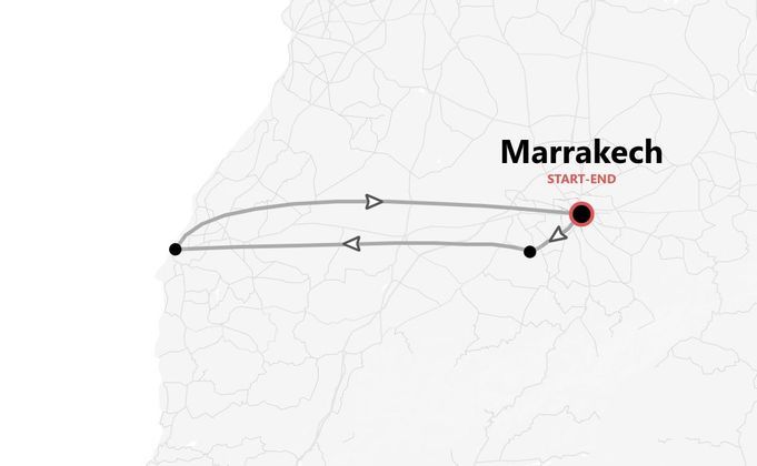 Maroc Express : Marrakech, Essaouira et le désert