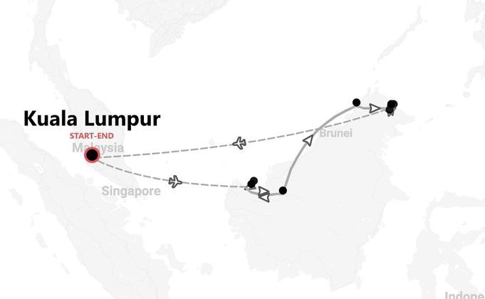 Malaysia 360°: von Kuala Lumpur nach Borneo