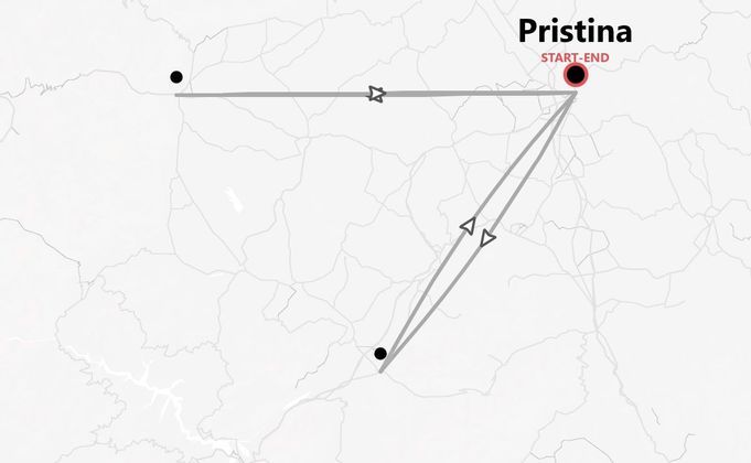 Kosovo express: fuori rotta nei Balcani, da Pristina a Peja