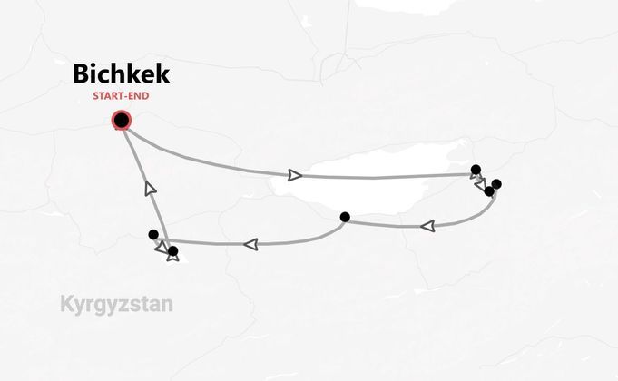 Kirghizistan Actif : chevaux, yourtes et rando