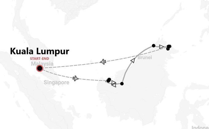 Malaysia 360°: von Kuala Lumpur nach Borneo