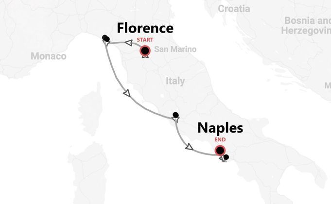 Italy: Florence, Cinque Terre, Rome and Naples on Rails