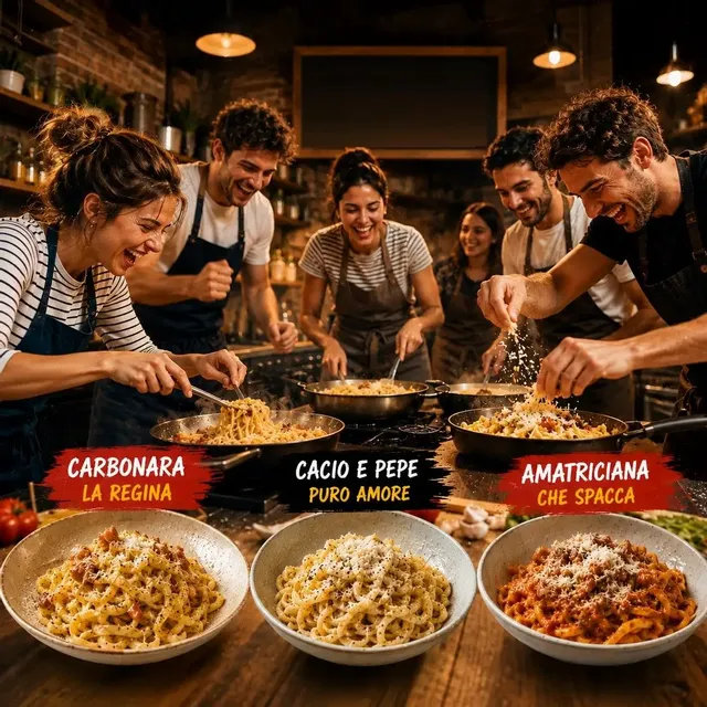 Pasta Lovers: la sfida dei 3 classici romani
