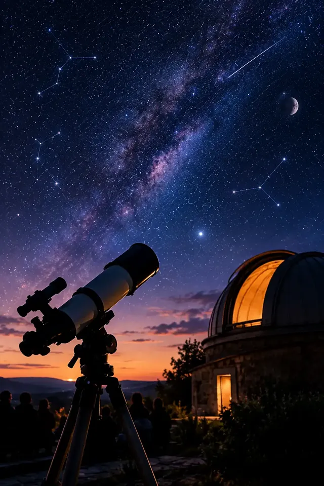 Serata sotto le stelle in Osservatorio