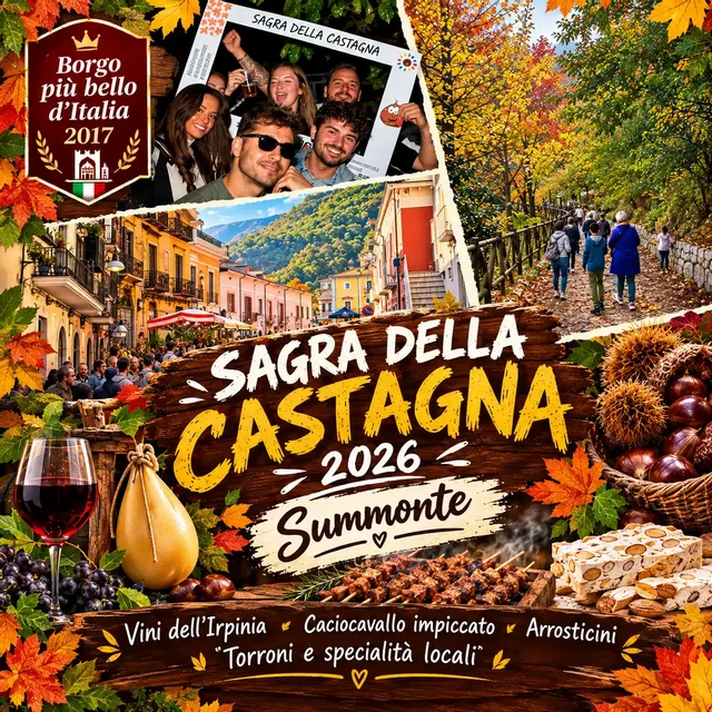 Il sapore dell'autunno: sagra della castagna di Summonte🍷🌰
