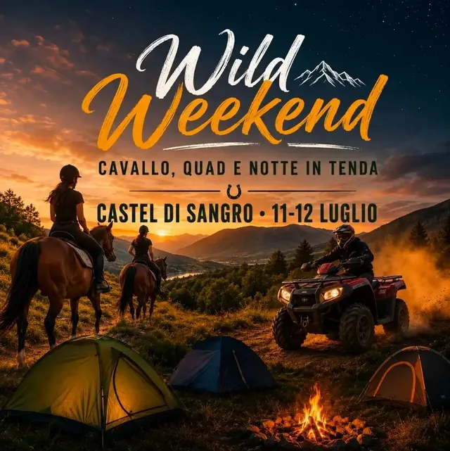 Wild Weekend: cavallo, quad e notte in tenda