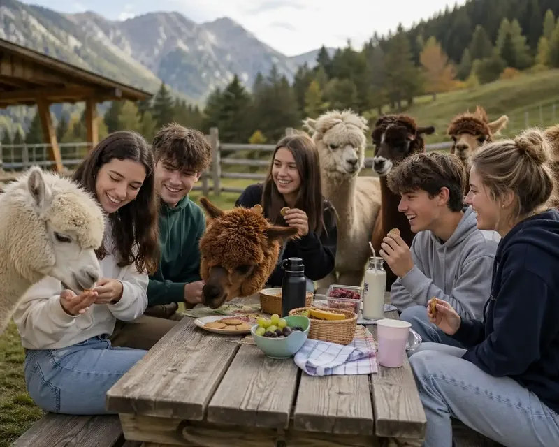 Merenda con gli Alpaca 