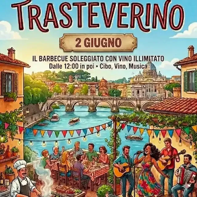 TRASTEVERINO [VOL II] - il barbecue con vino illimitato 🥩🍷