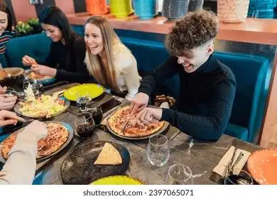 Cena en La Terraza:  conociendo gente 