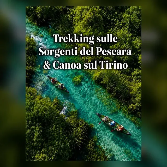 Trekking sulle Sorgenti del Pescara e canoa sul Tirino