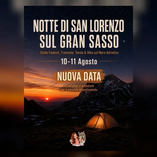 Notte di San Lorenzo sul Gran Sasso