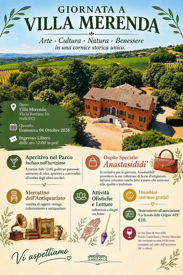 Mercatino Vintage a Villa Merenda: Brunch, Storia e Magia 