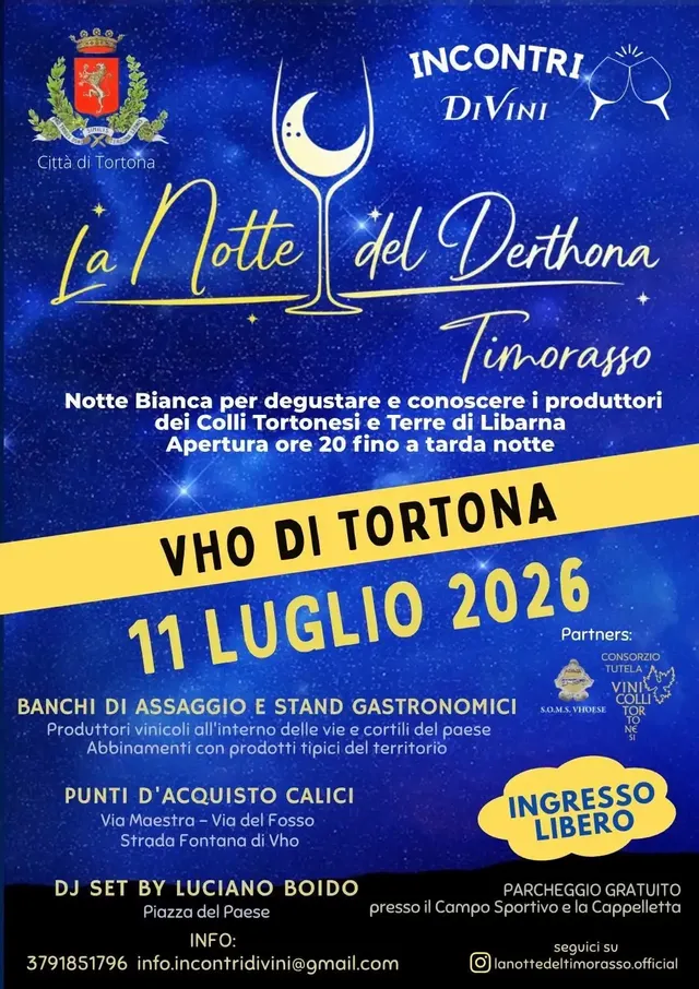 La notte del Timorasso | Colli Tortonesi (AL)