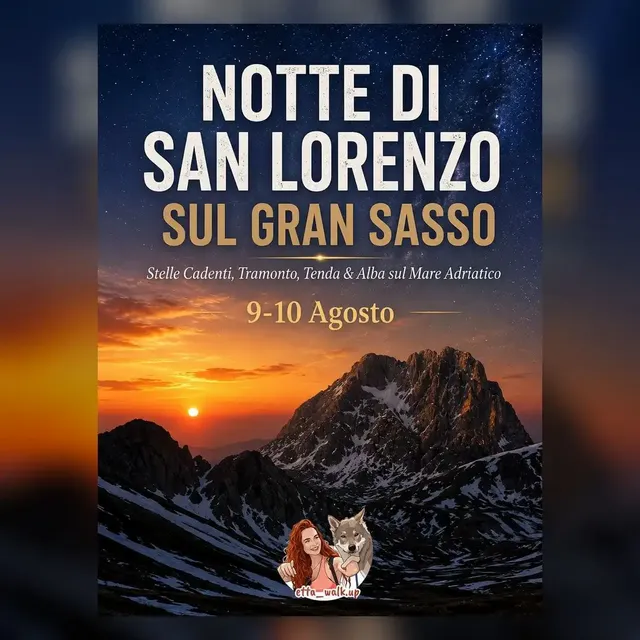 Notte di San Lorenzo sul Gran Sasso