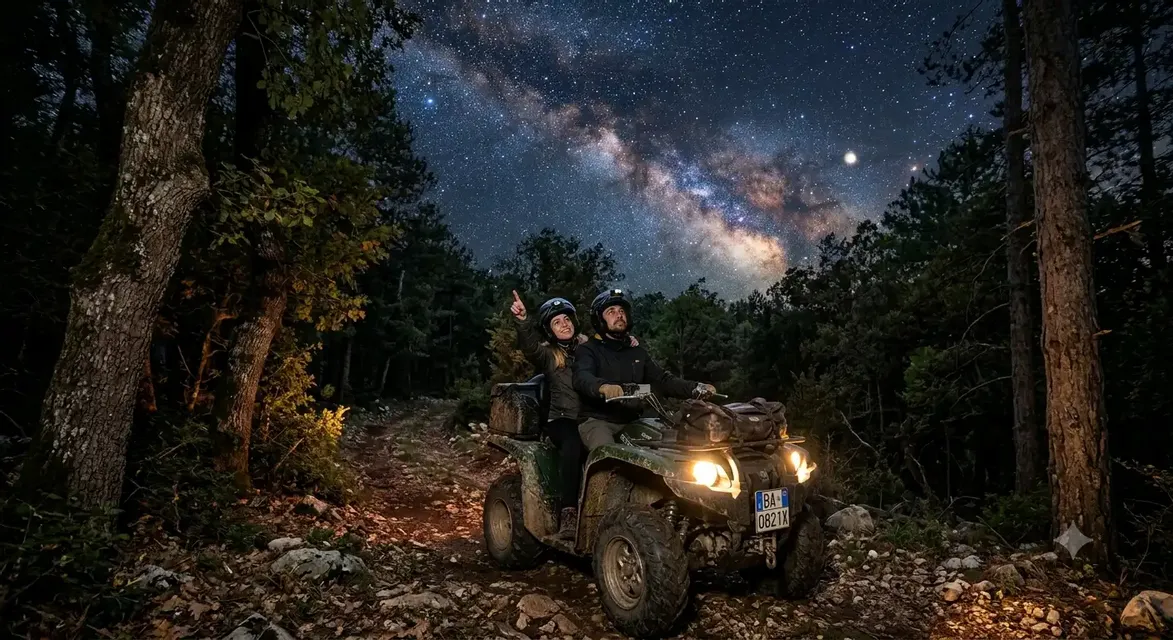Quad sotto le Stelle: Avventura notturna & astronomia