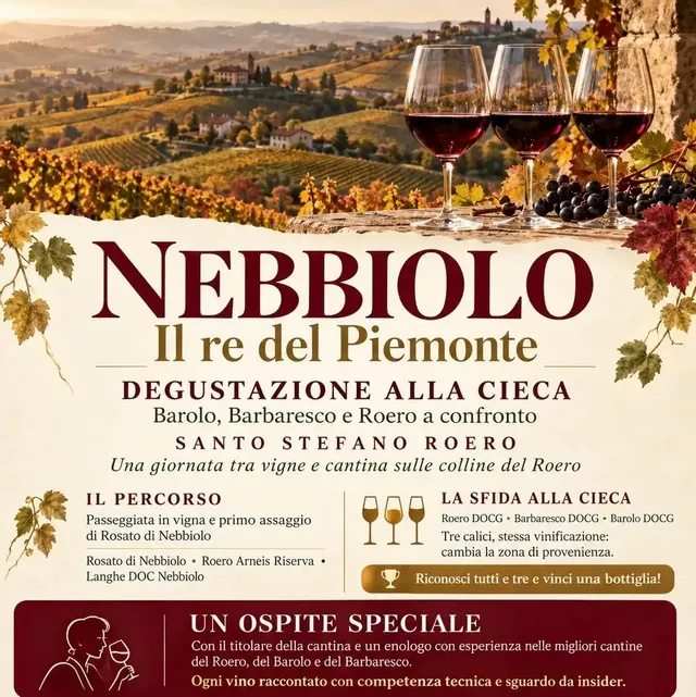 Nebbiolo, il re del Piemonte: degustazione alla cieca