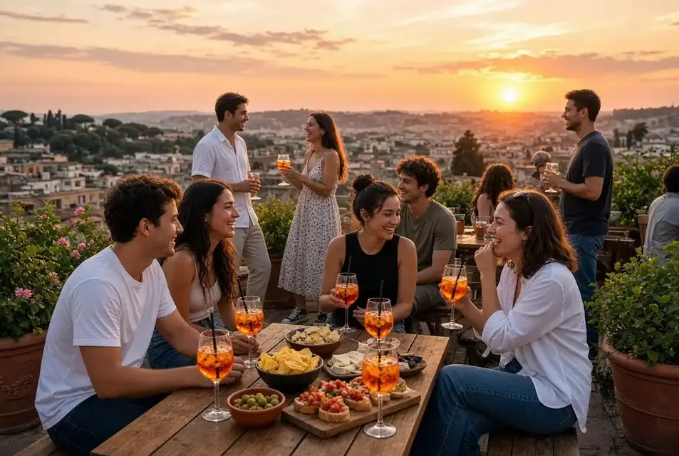 ✈️ Back from Holiday: Aperitivo Stories @ Monte Ciocci 🍹🌅